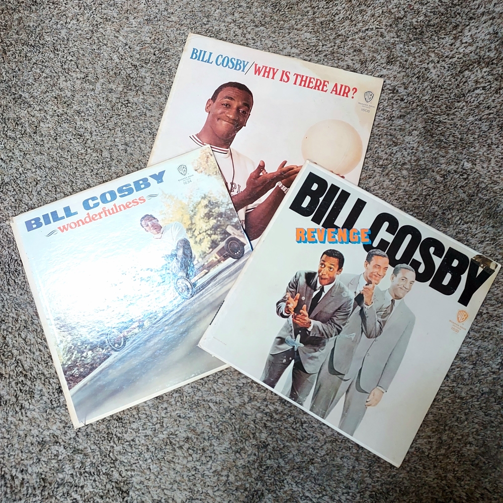 Bill Cosby Vinyl Record 3 LP Collection Vintage